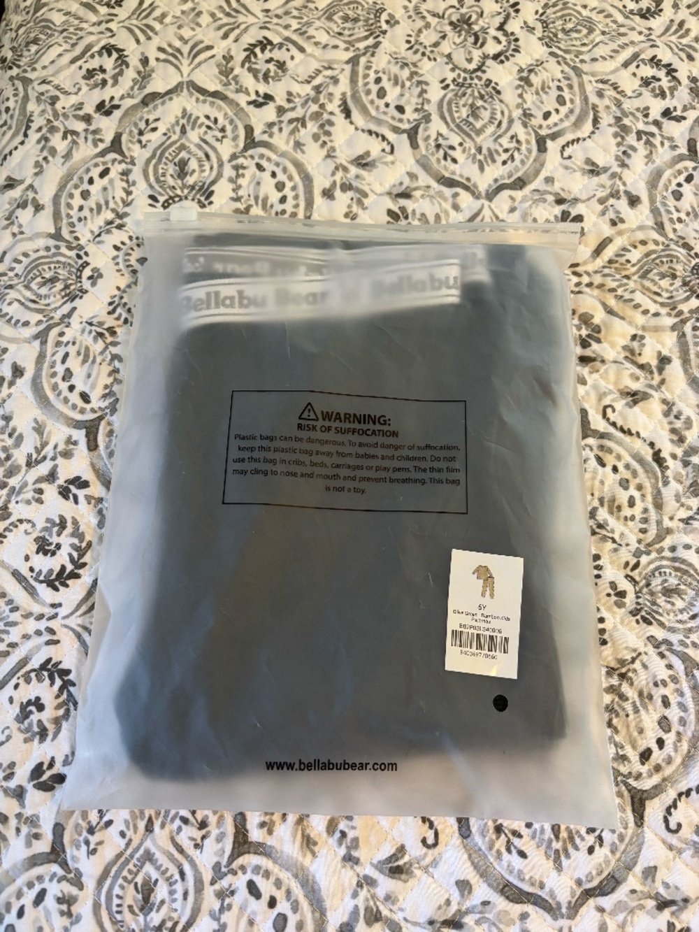 NWT IN ORIGINAL BAG Bellabu Bear Bamboo Pajamas 6y